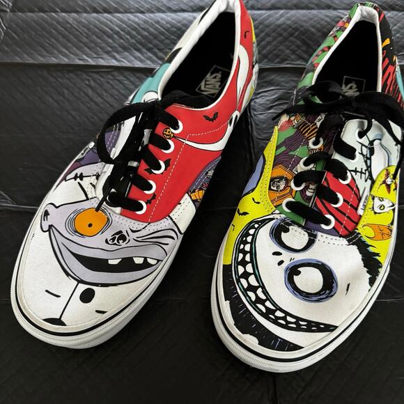 Vans Disney Nightmare Before Christmas Tim Burton Men’s Size 13 Lace Up Shoes - Picture 2 of 11